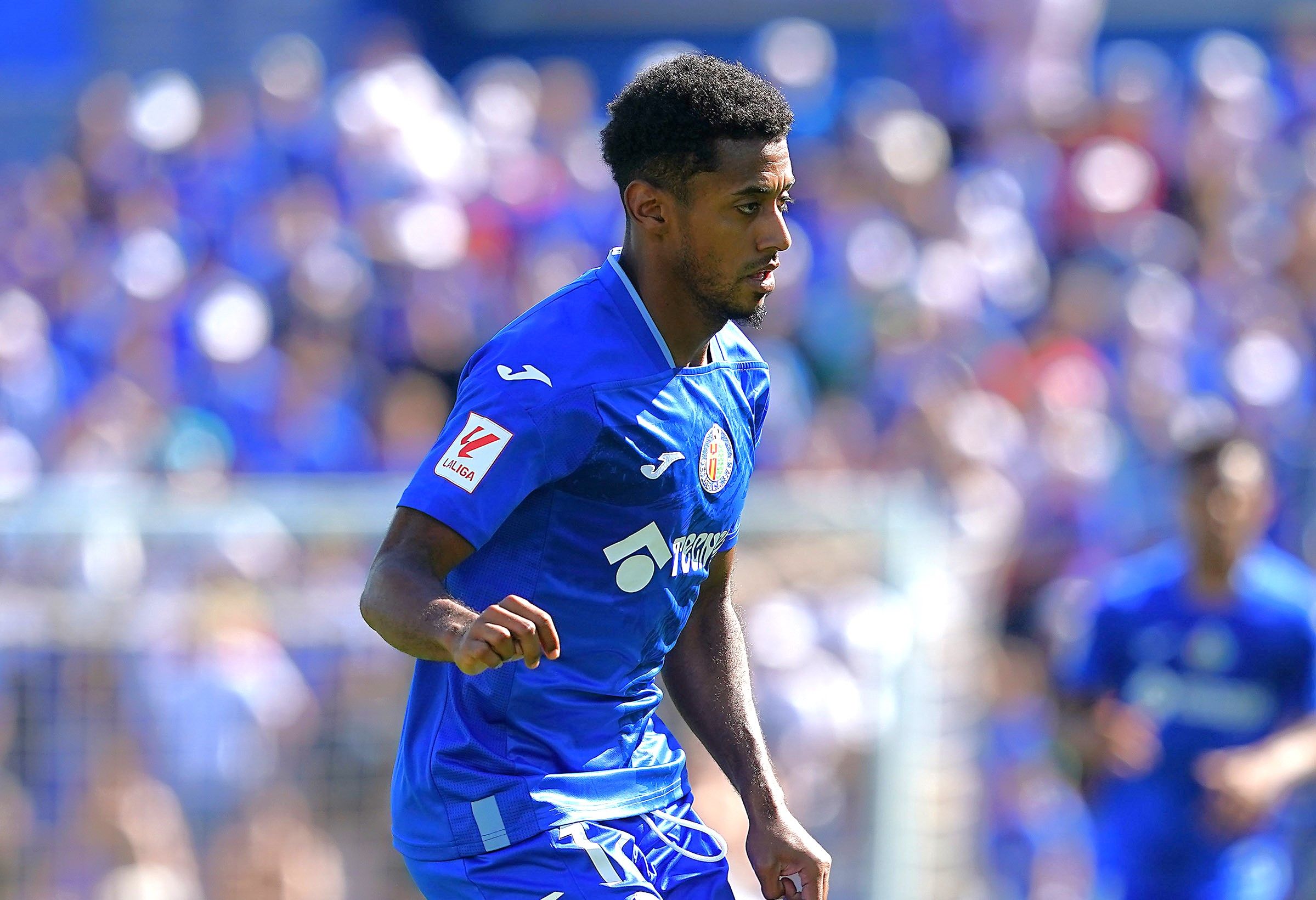 Choco Lozano, en un partido en el Coliseum.