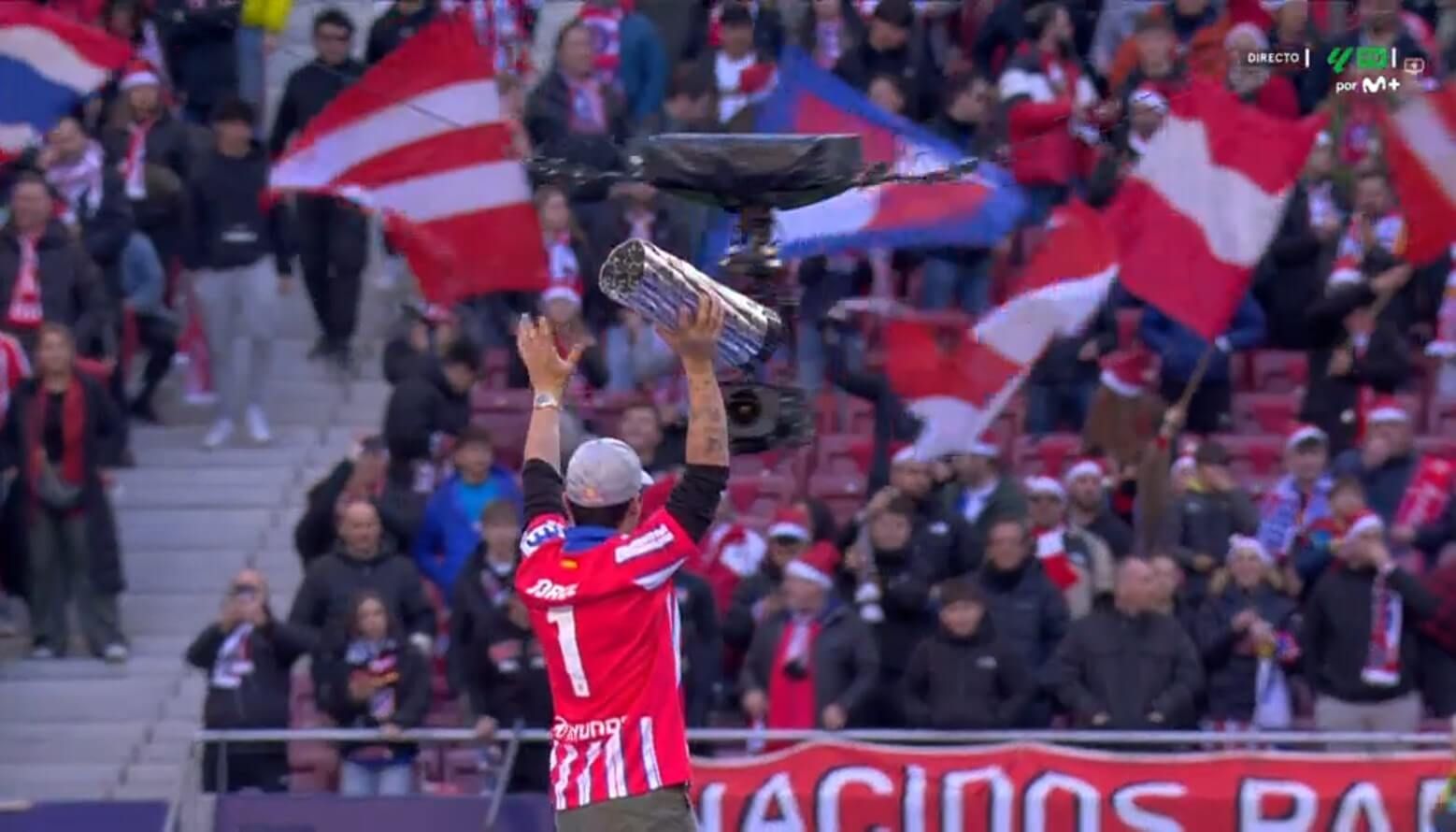  Jorge Martín en el Estadio Metropolitano (Captura de Movistar +)