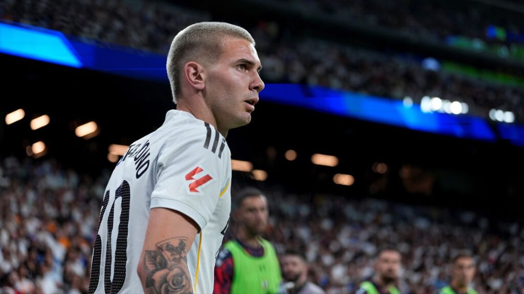  Franco Mastantuono en su debut con el Real Madrid