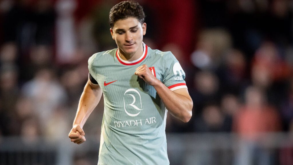  julián Álvarez con el Atlético de Madrid en la Copa del Rey