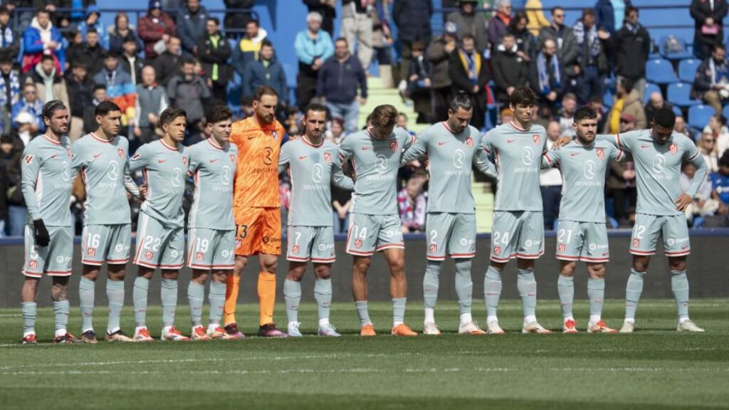  Los jugadores del Atlético que arrancaron el partido ante el Getafe (foto: LALIGA).