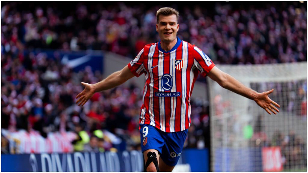  Sorloth le da la victoria al Atleti frente al Getafe. (Fuente: Cordon Press)