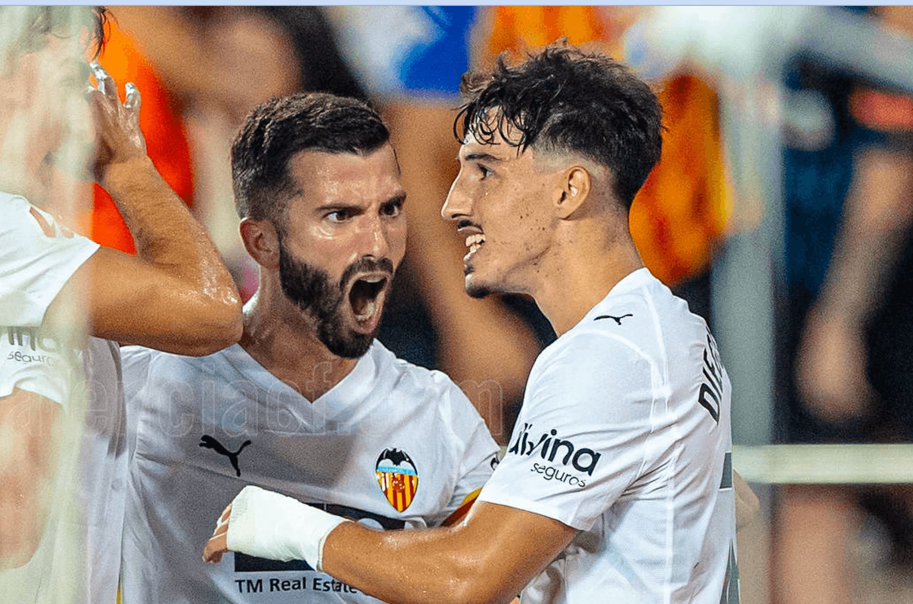  Gayà celebra el gol de Diego López ante la Real Sociedad