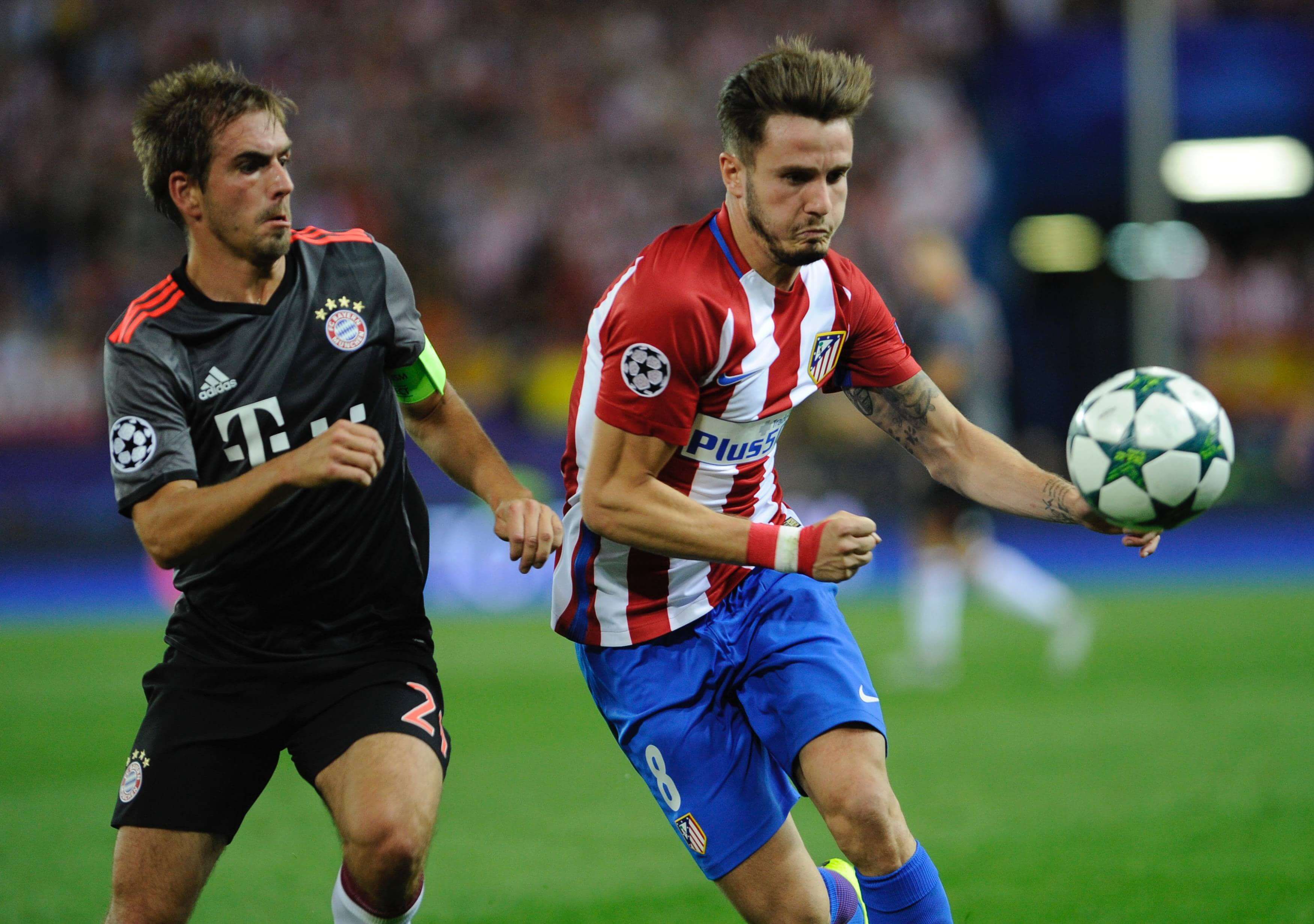  Philipp Lahm, contra el Atlético de Madrid (Cordon Press)