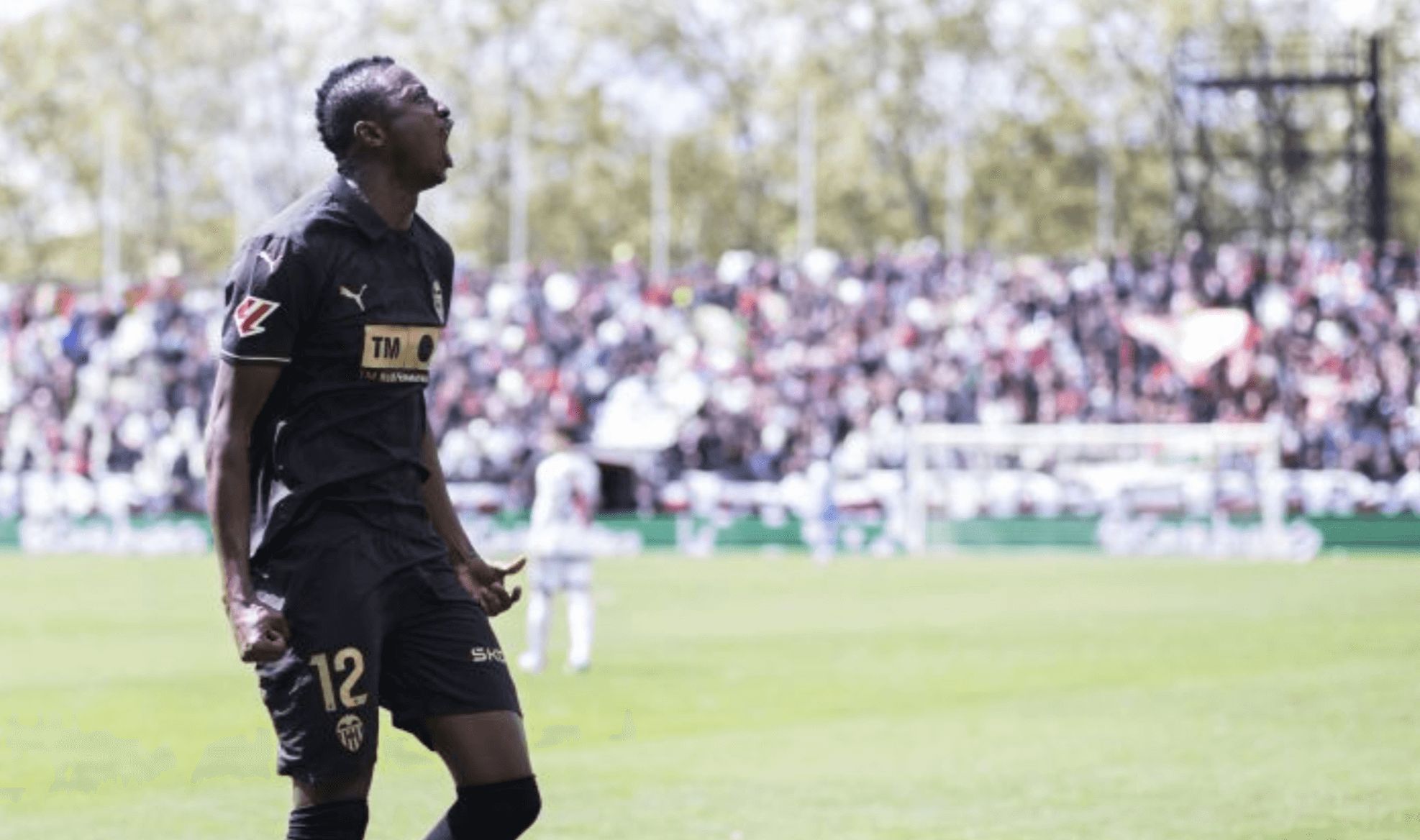 Gol de Sadiq en Vallecas (Foto: LALIGA)