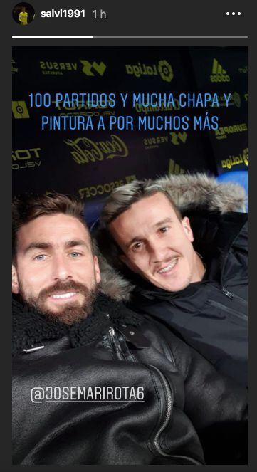  Mensaje de Salvi a José Mari por su partido 100 con el Cádiz.