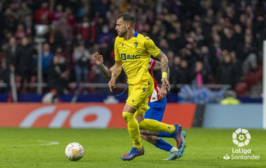 Álvaro Negredo, durante el Atleti-Cádiz.