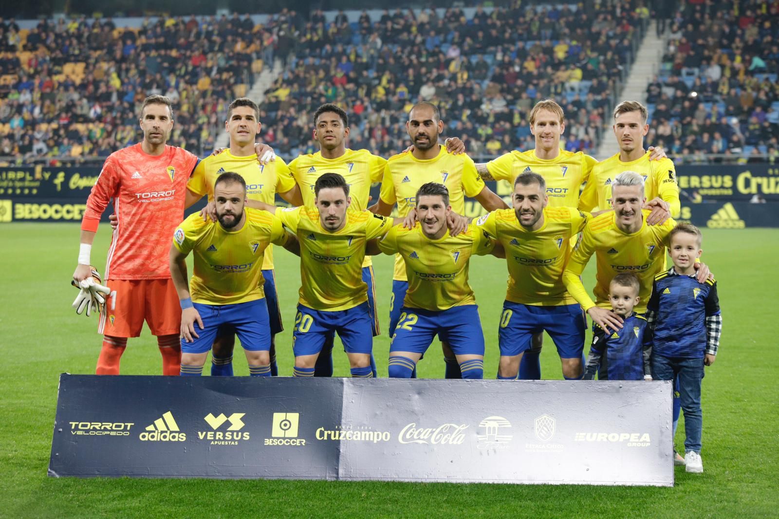 Once del Cádiz para jugar contra el Elche