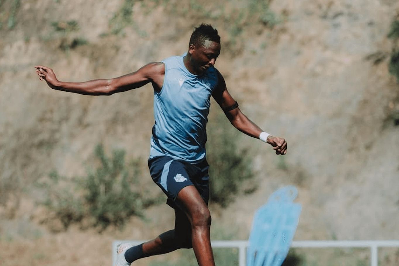 Sadiq entrena con la Real (Foto: Instagram Sadiq)