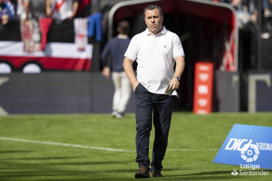 Sergio, durante el Rayo-Cádiz.