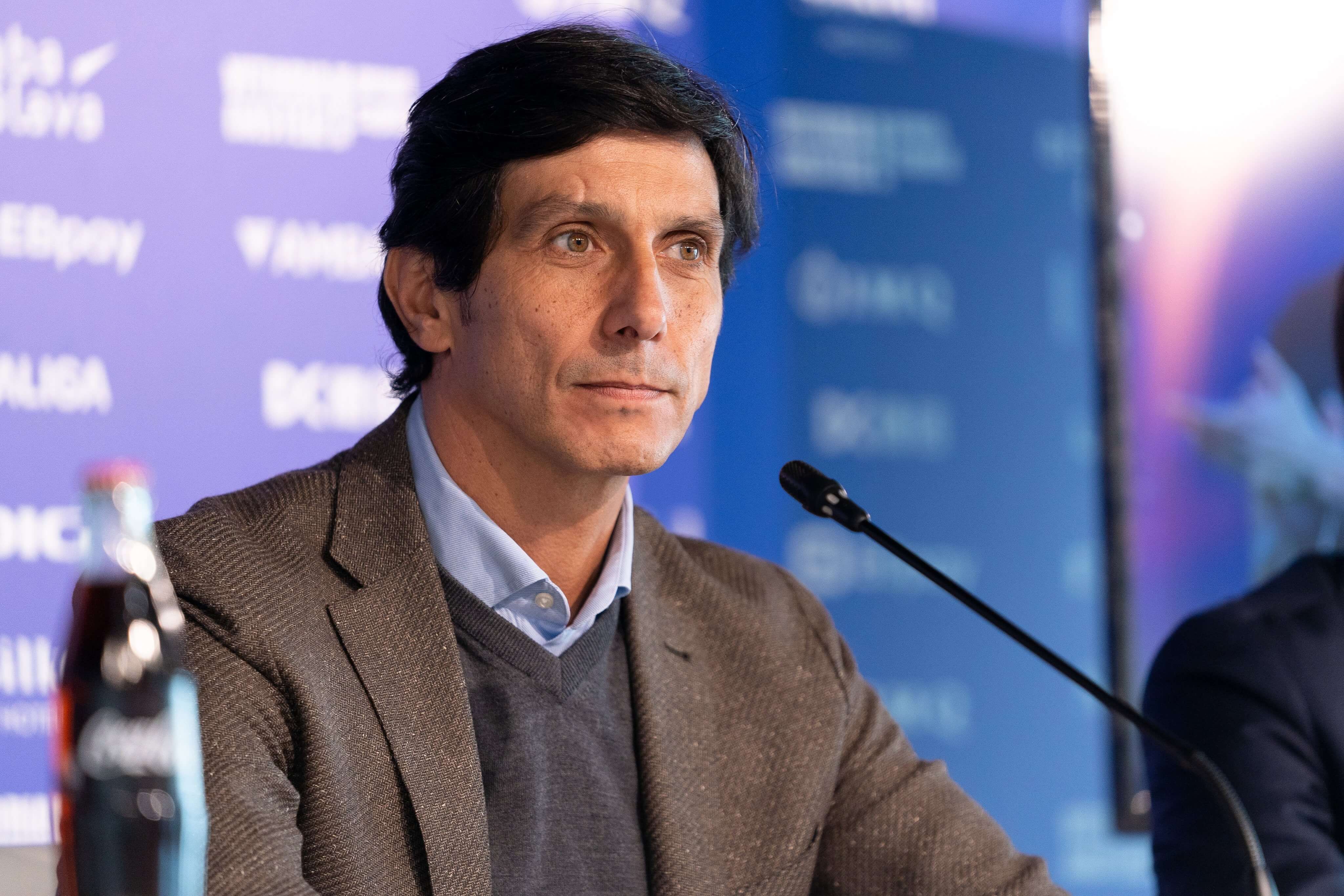  Sergio Fernández, director deportivo del Alavés, en sala de prensa.