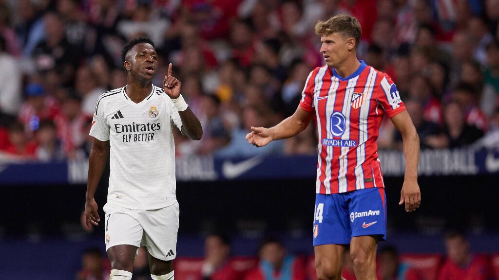 Vinicius Jr y Marcos Llorente en el Real Madrid - Atlético (Fuente: Cordon Press)