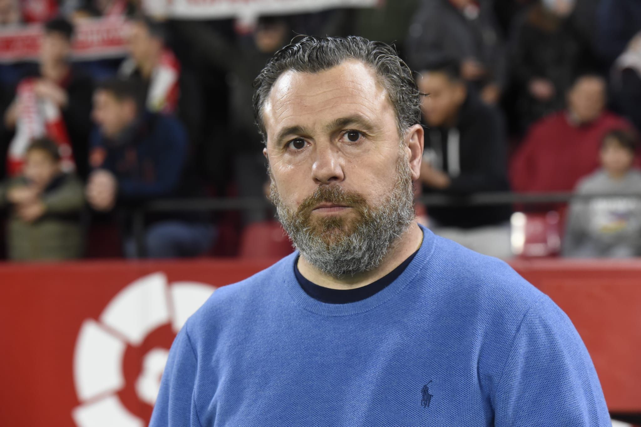  Sergio González, en la previa del Sevilla-Cádiz.
