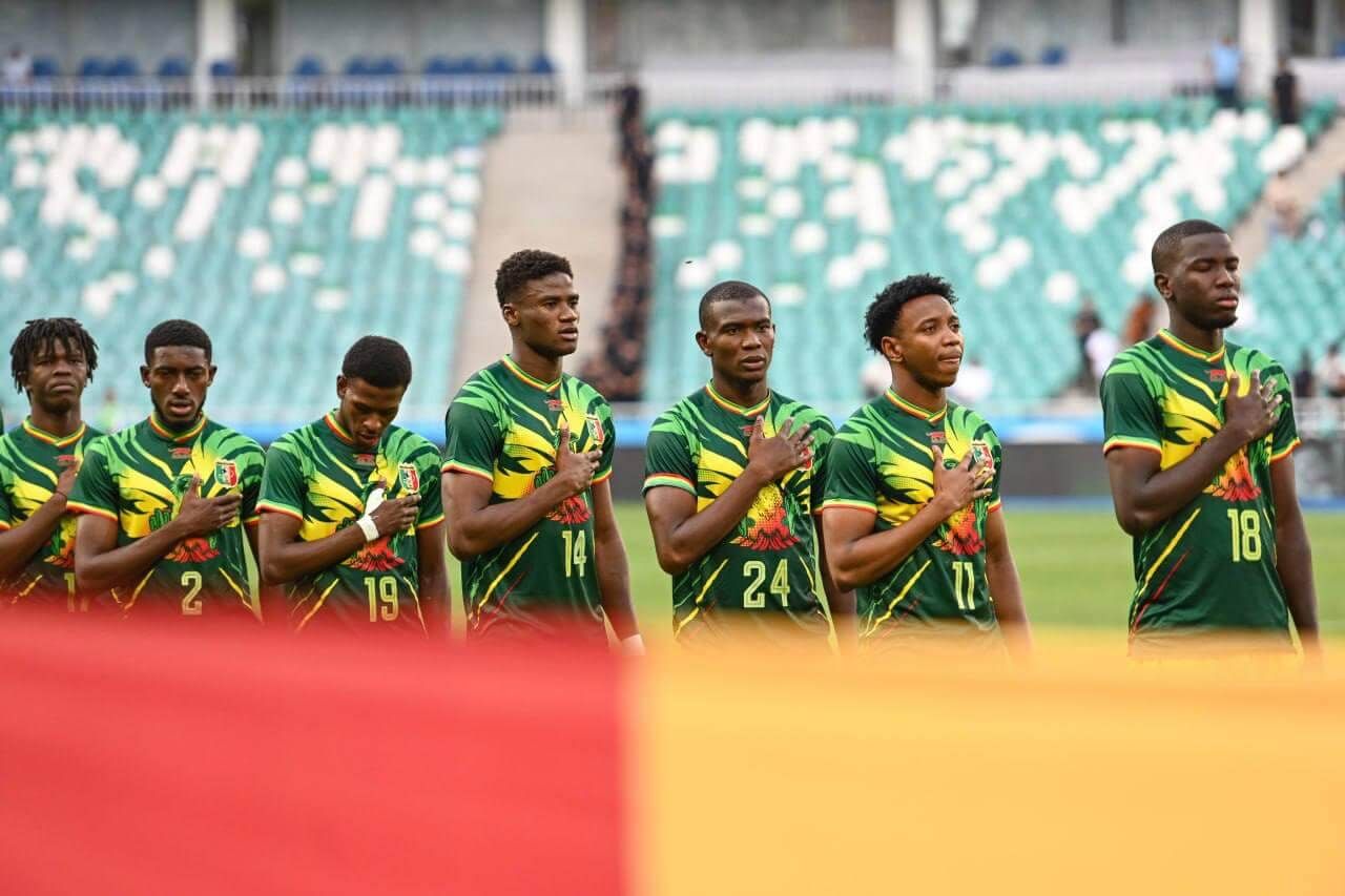  Moussa Diakité, durante un partido con su selección este año.