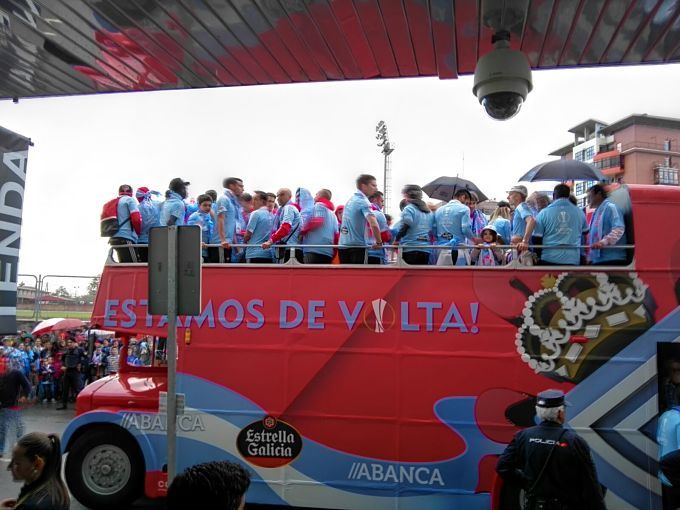 Celebración de la clasificación a Europa