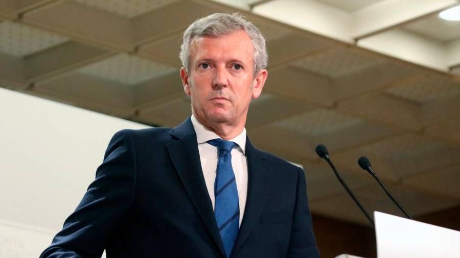  Alfonso Rueda, presidente de la Xunta de Galicia.