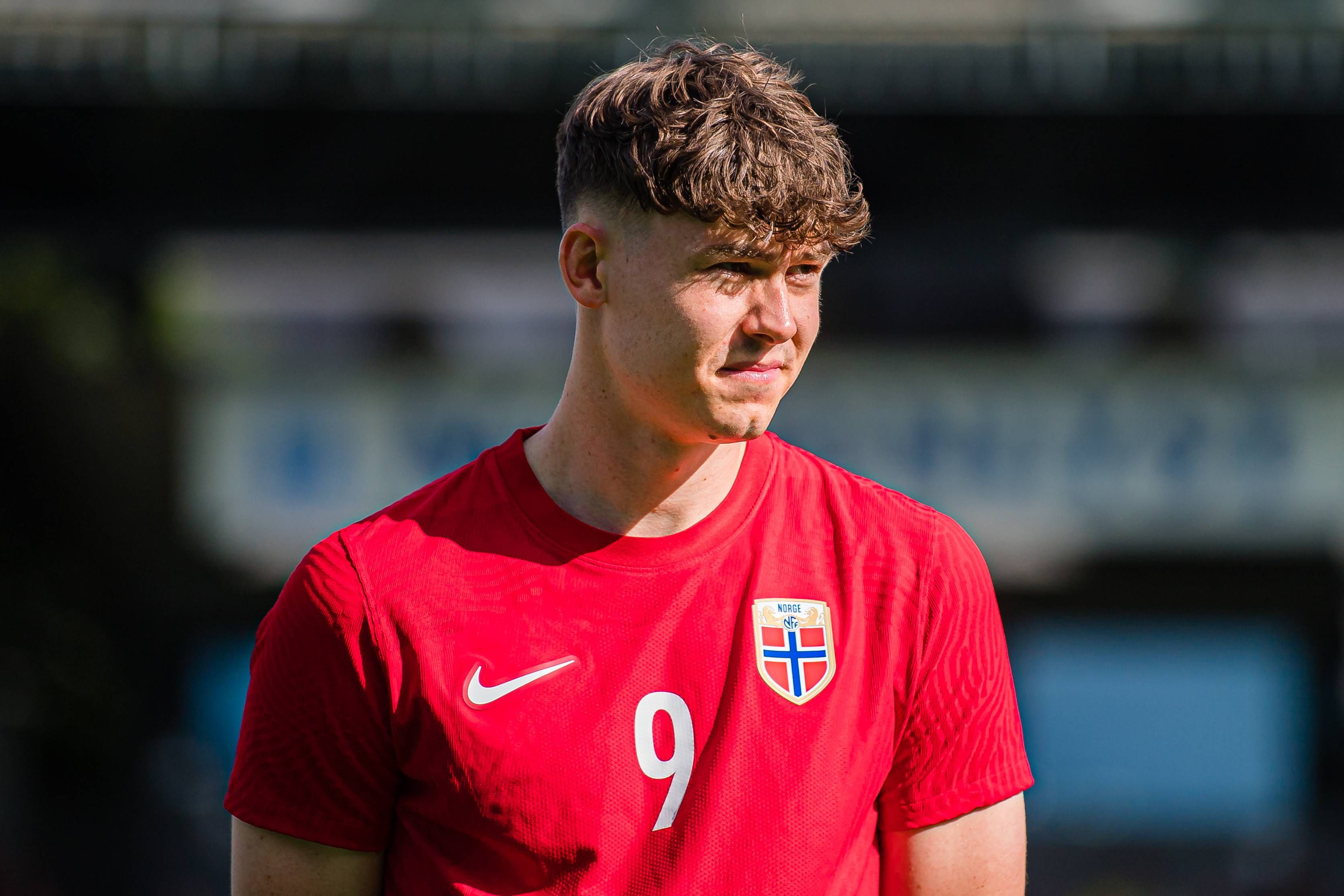  Jörgen Stränd Larsen, con la selección de Noruega.