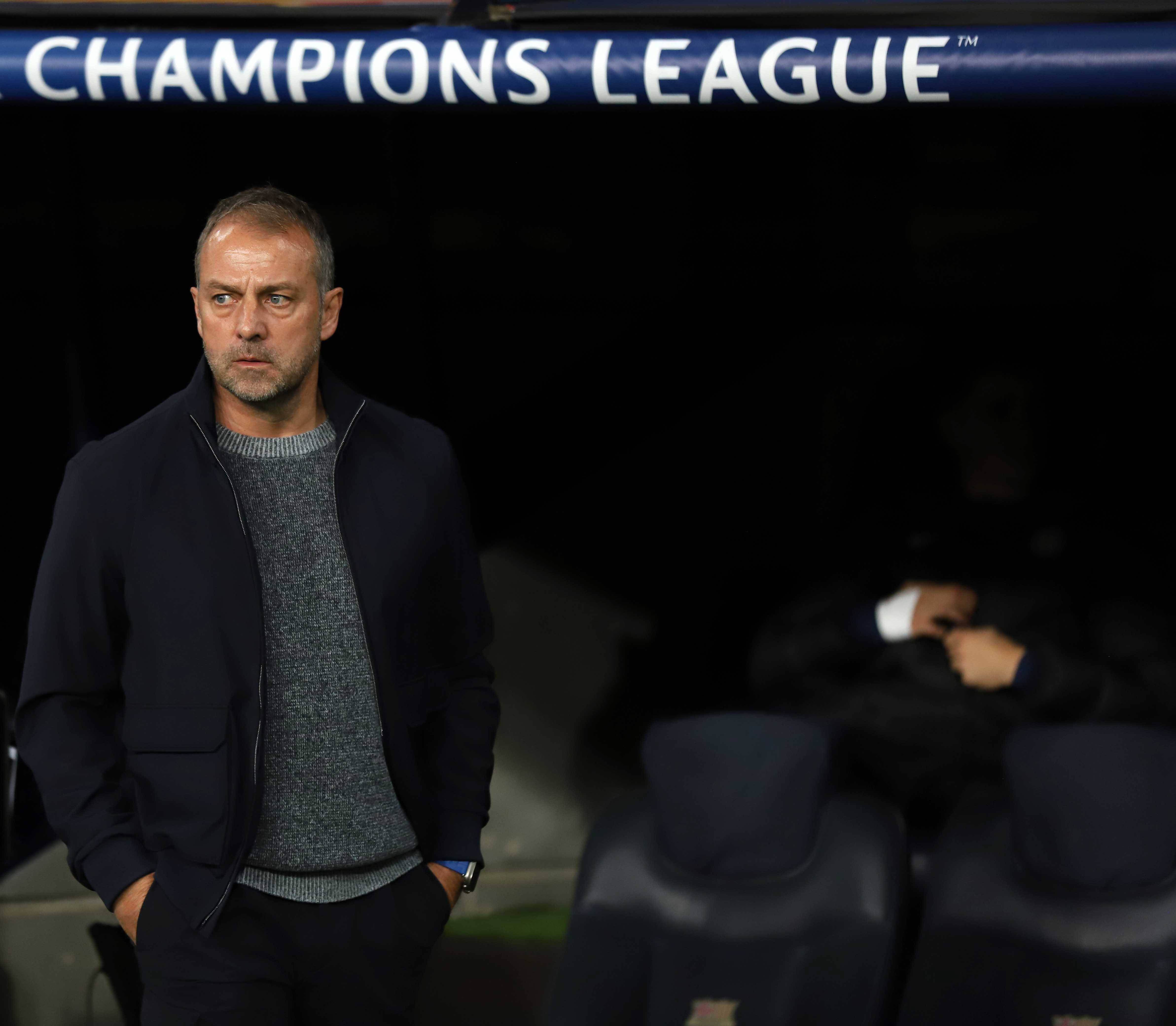 Hansi Flick en la Champions League (Cordon Press)