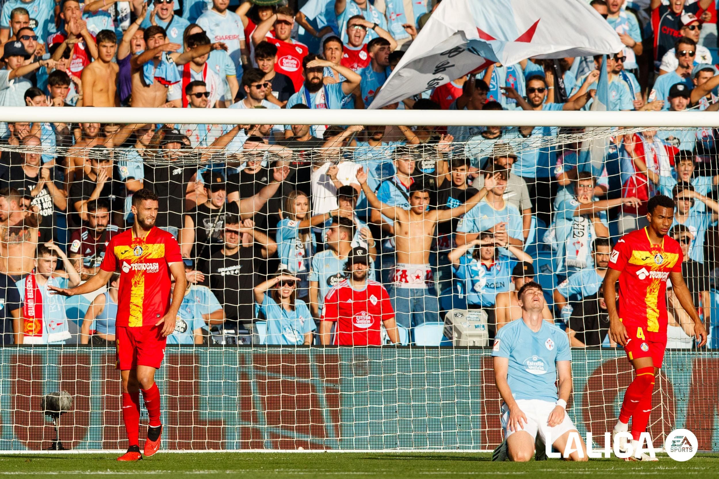  Penalti fallado por Aspas en el Getafe - Celta.