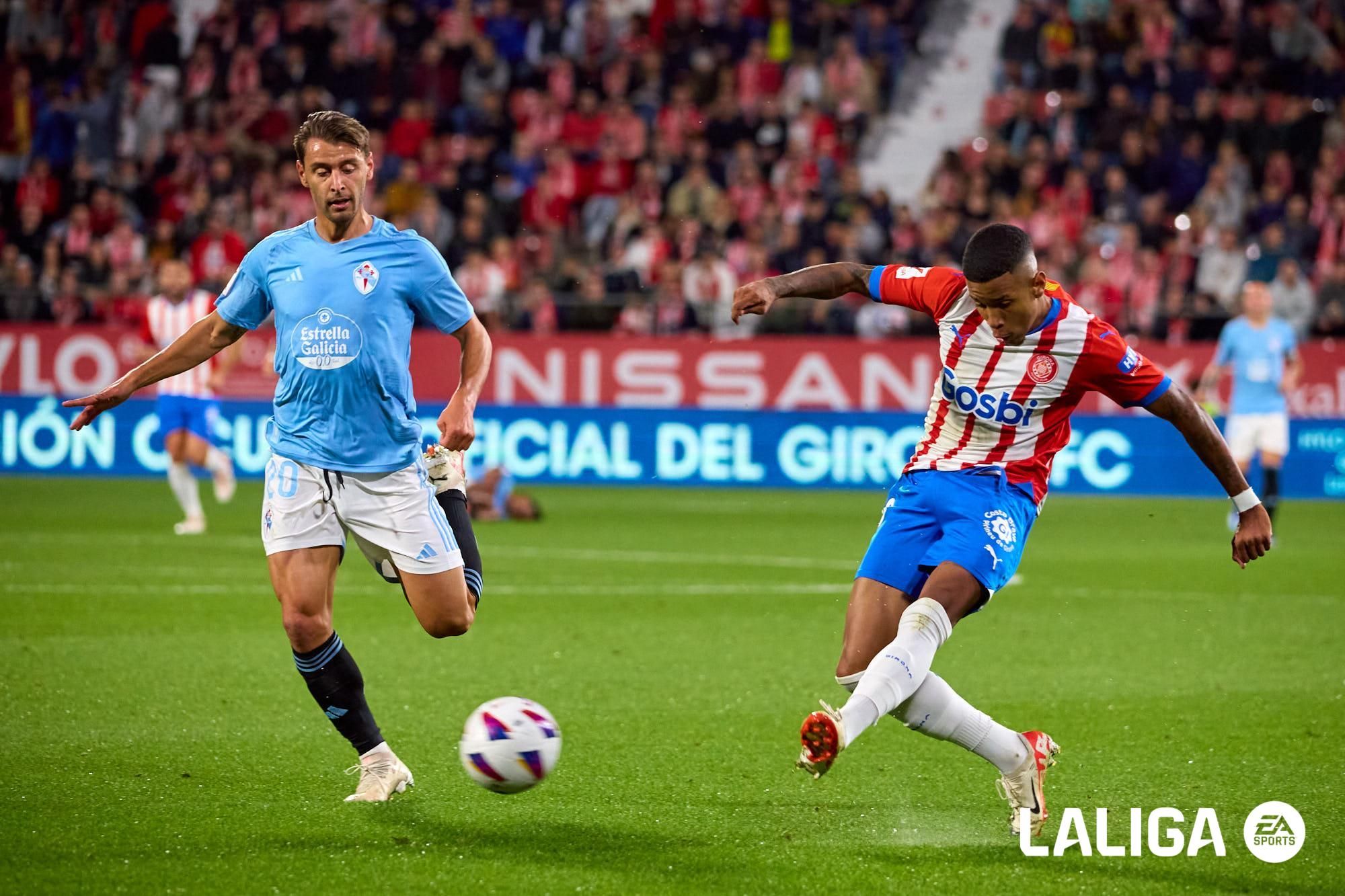  Kevin Vázquez en el Girona - Celta.