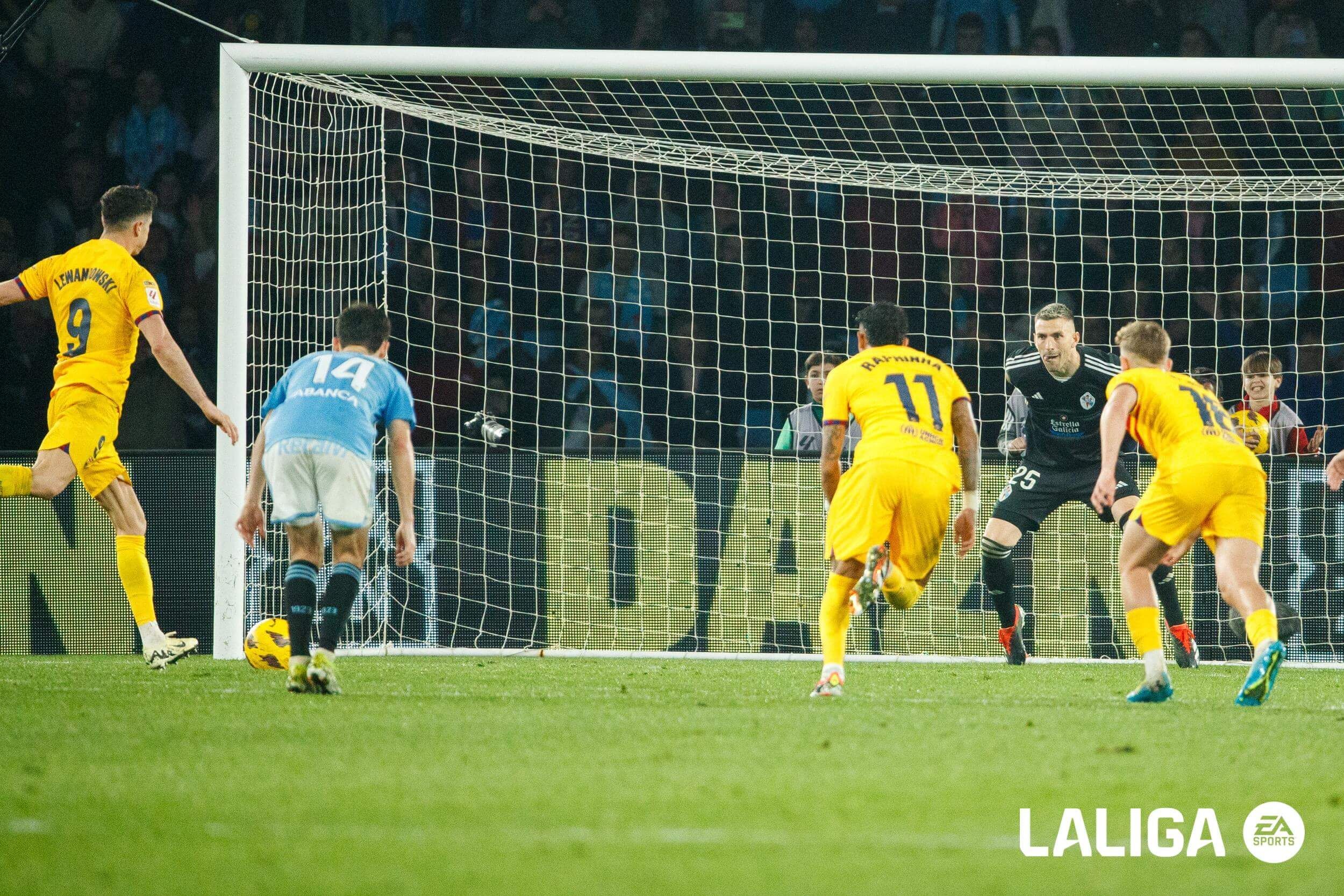  Penalti de Lewandowski en el Celta - Barça.