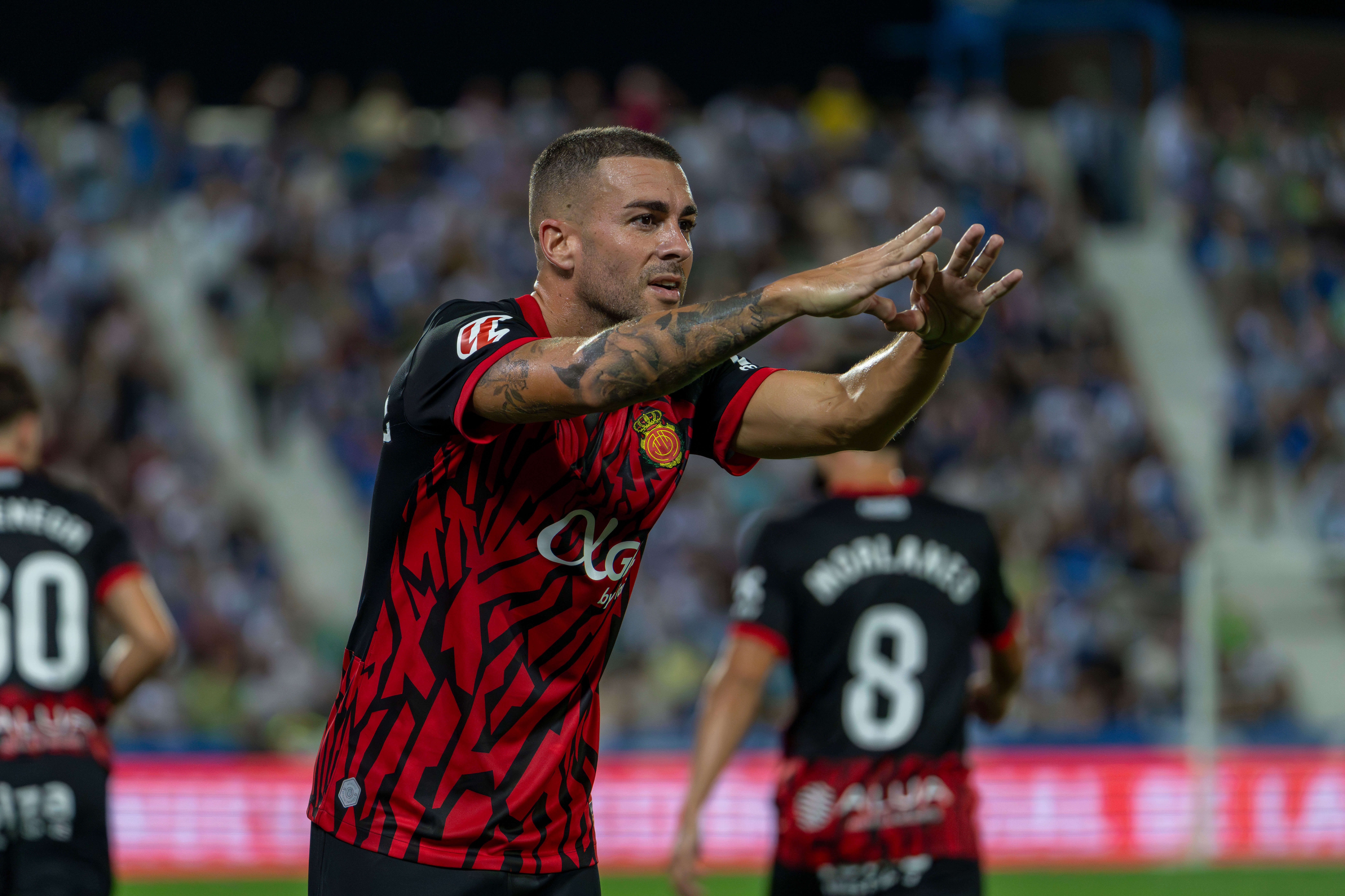  Dani Rodríguez, en un partido del Mallorca.