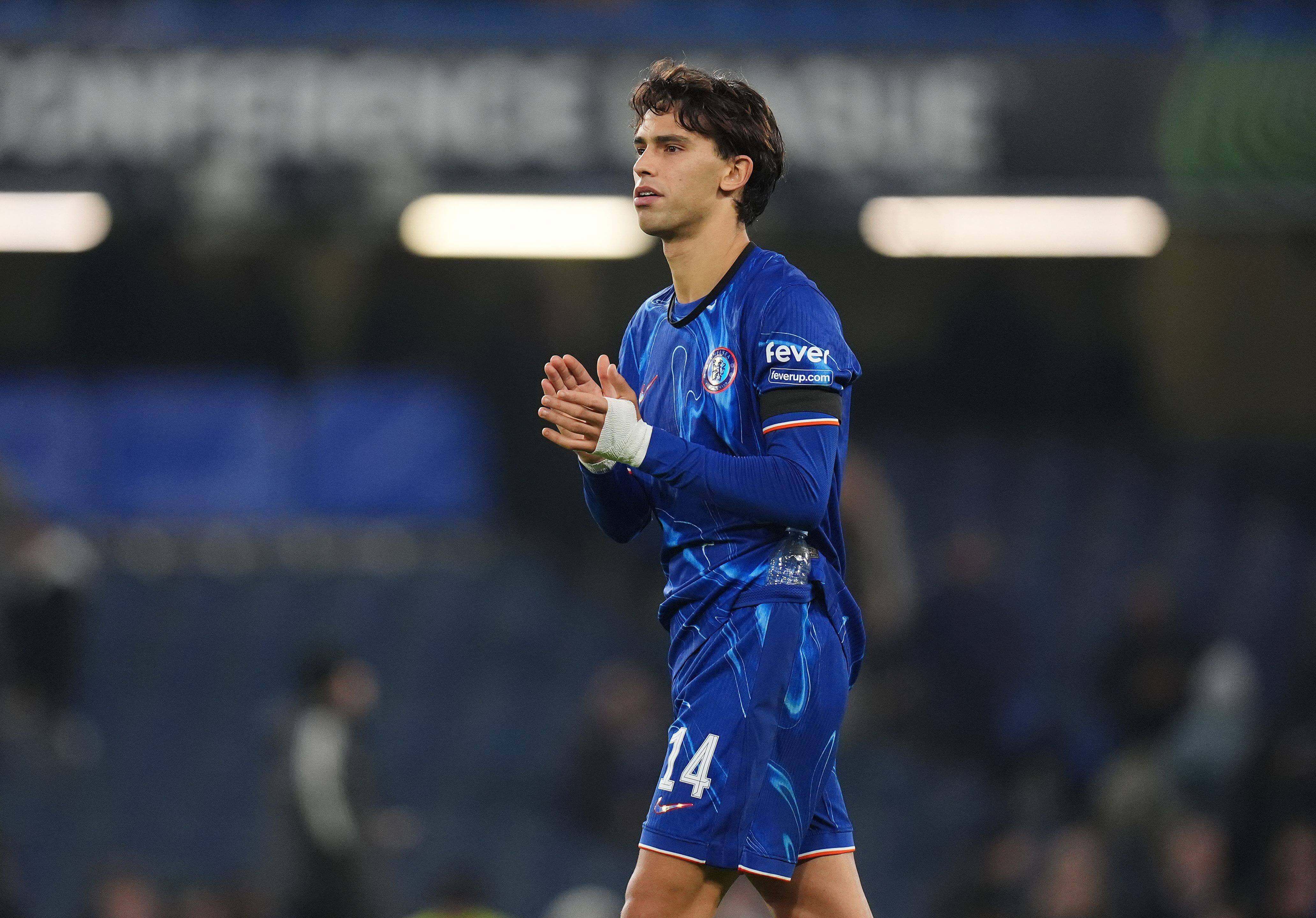  Joao Félix, feliz tras marcar con el Chelsea.