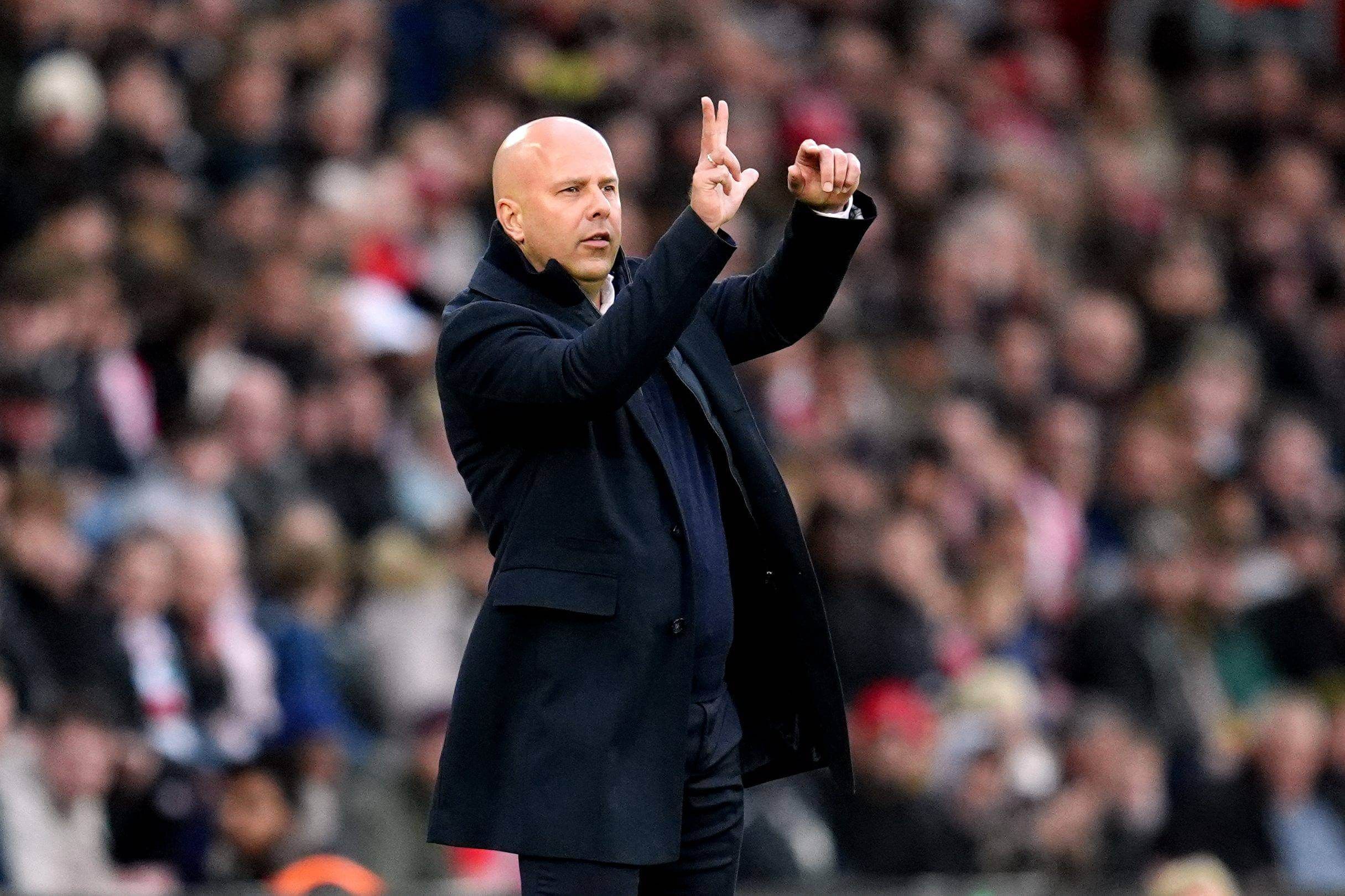  Arne Slot, técnico del Liverpool (Cordon Press)