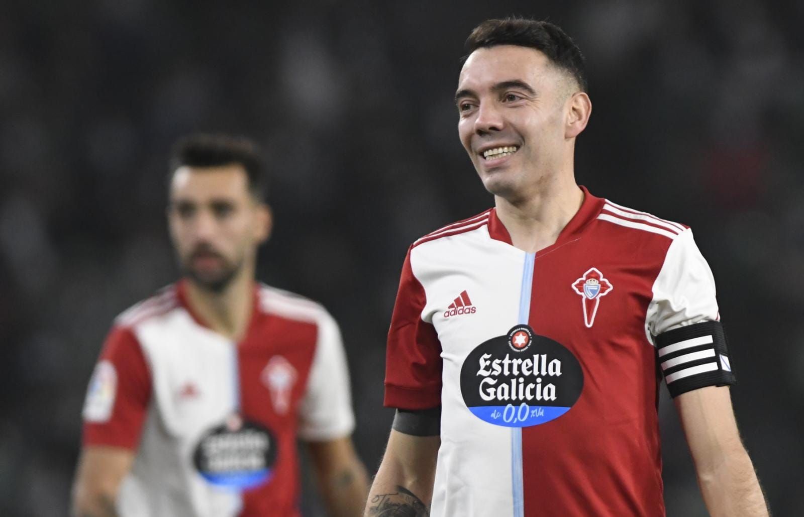 Aspas, durante el Real Betis-Celta.