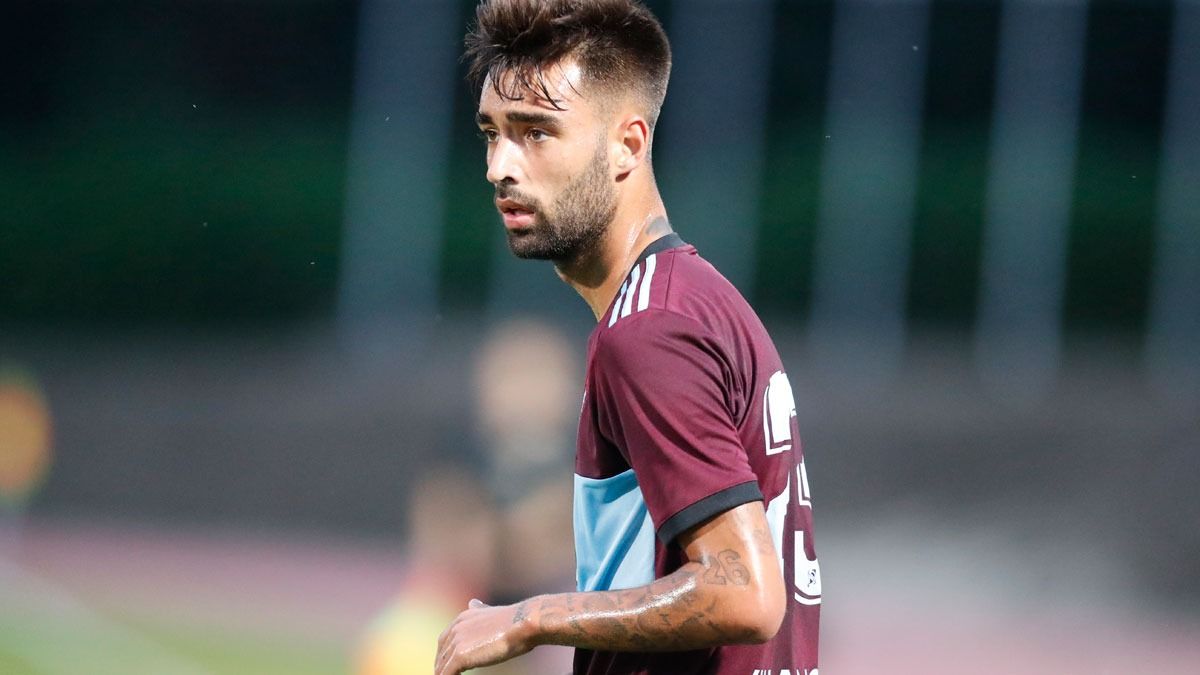  Brais, durante un partido esta temporada.