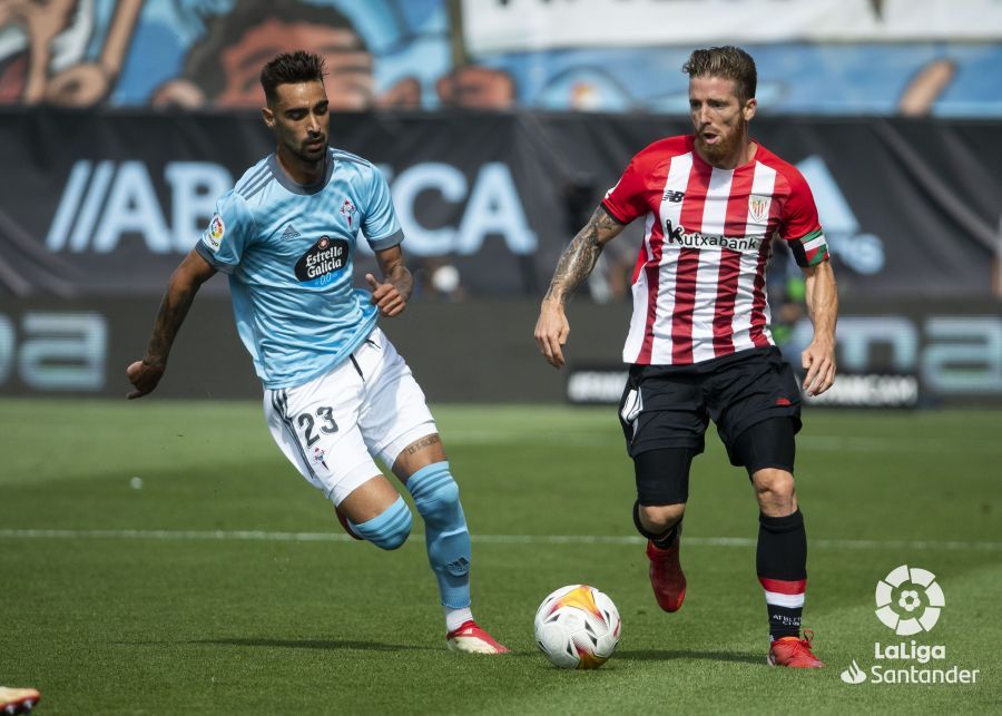  Brais y Muniain, durante el Celta-Athletic.