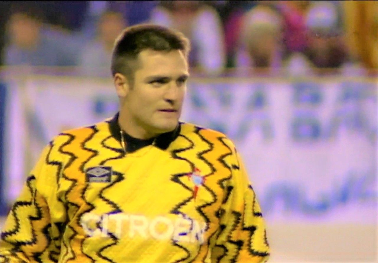  Santiago Cañizares, durante su etapa en el Celta.