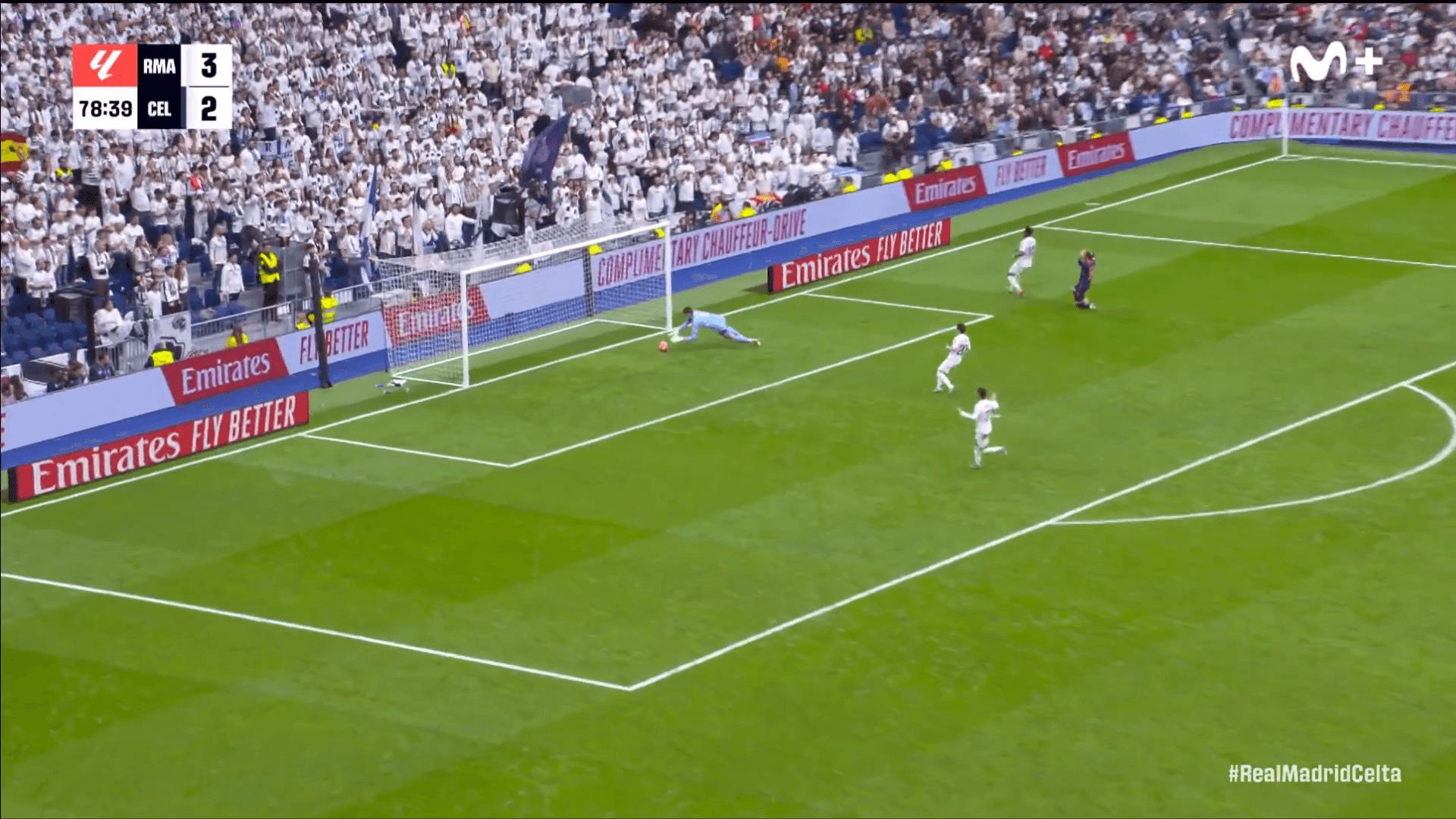  Acción entre Pablo Durán y Thibaut Courtois.