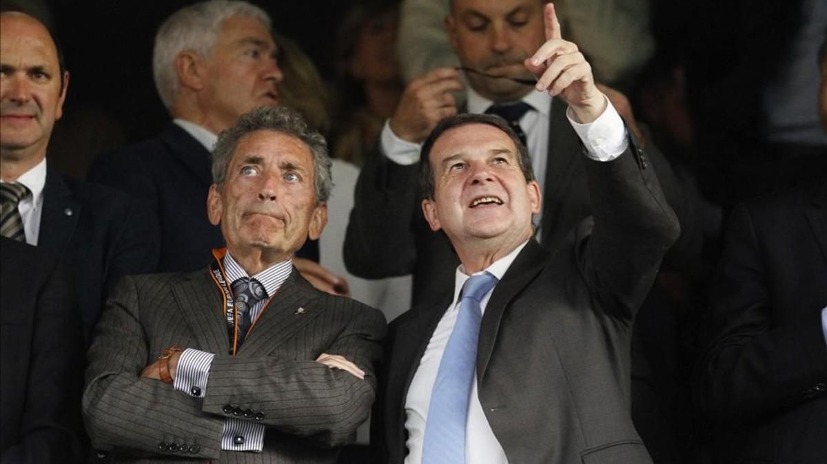  Carlos Mouriño, Presidente del Celta, y Abel Caballero, Alcalde de Vigo.