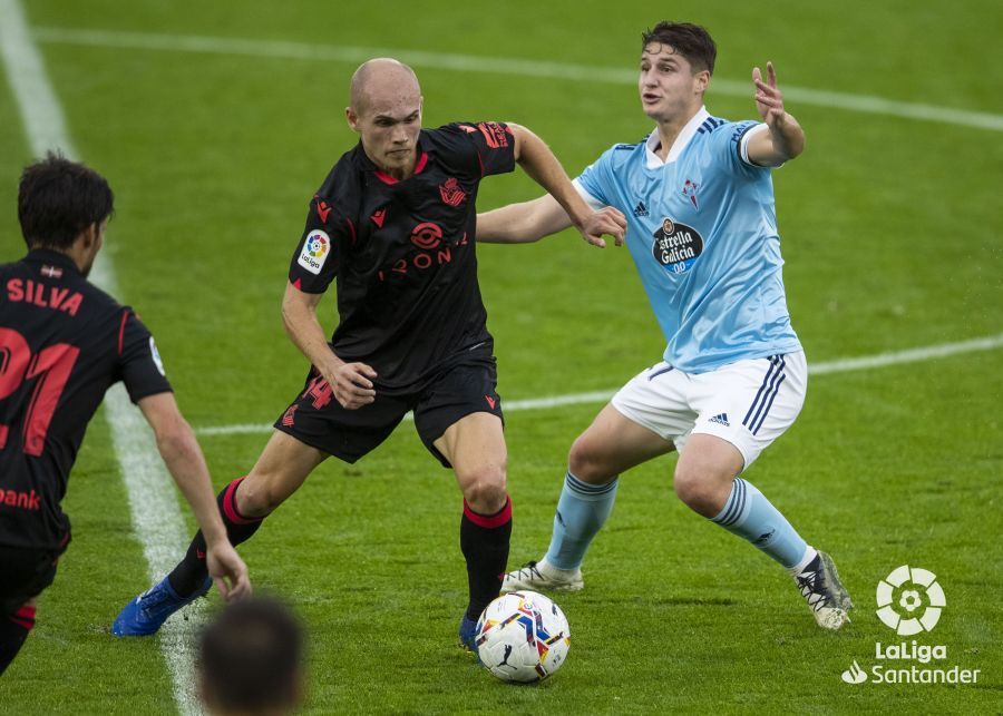 Jon Guridi jugó un gran partido en Balaídos