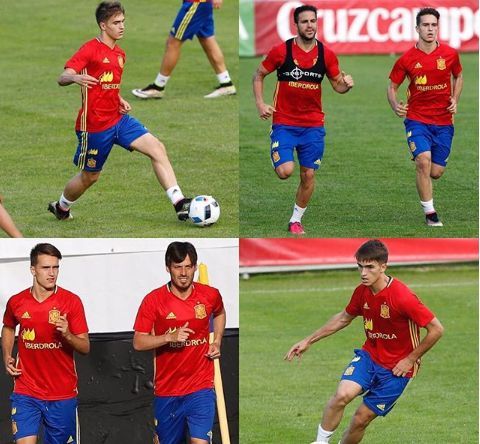  Denis Suárez con la selección.