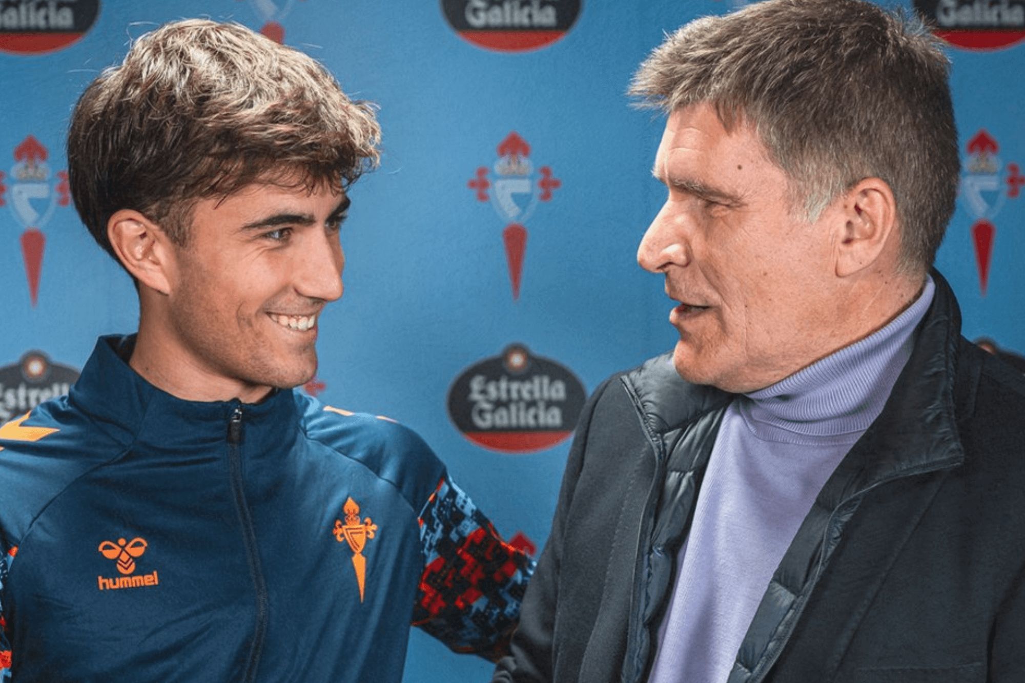  Vlado Gudelj con Javi Rodríguez.