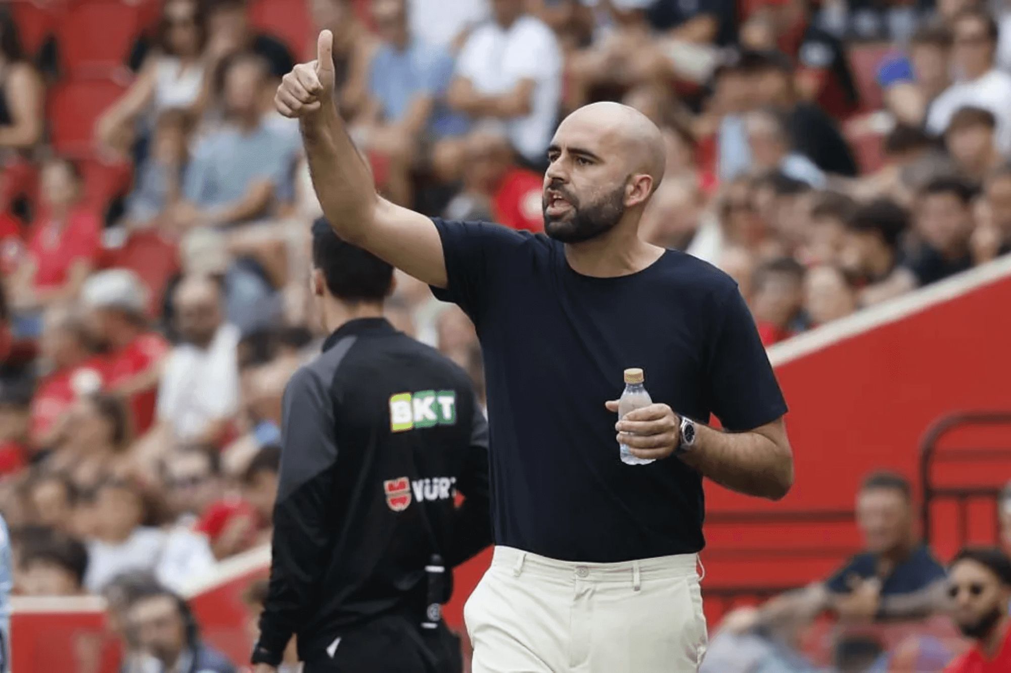  Claudio Giráldez en Son Moix.