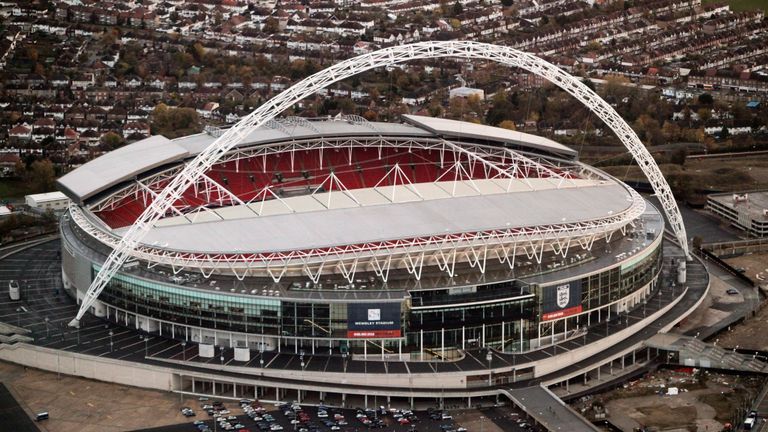  El exterior de Wembley.