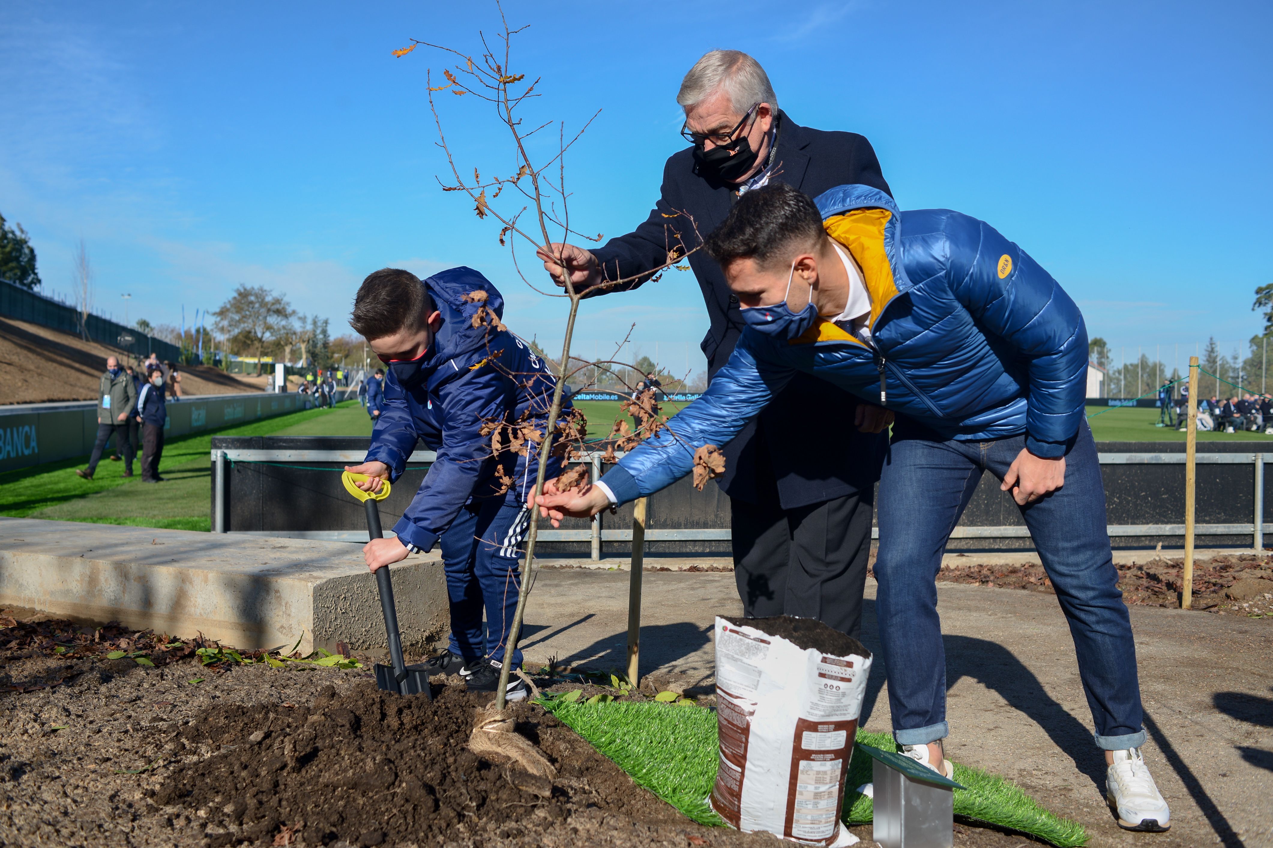 Mallo en el acto de inauguración.