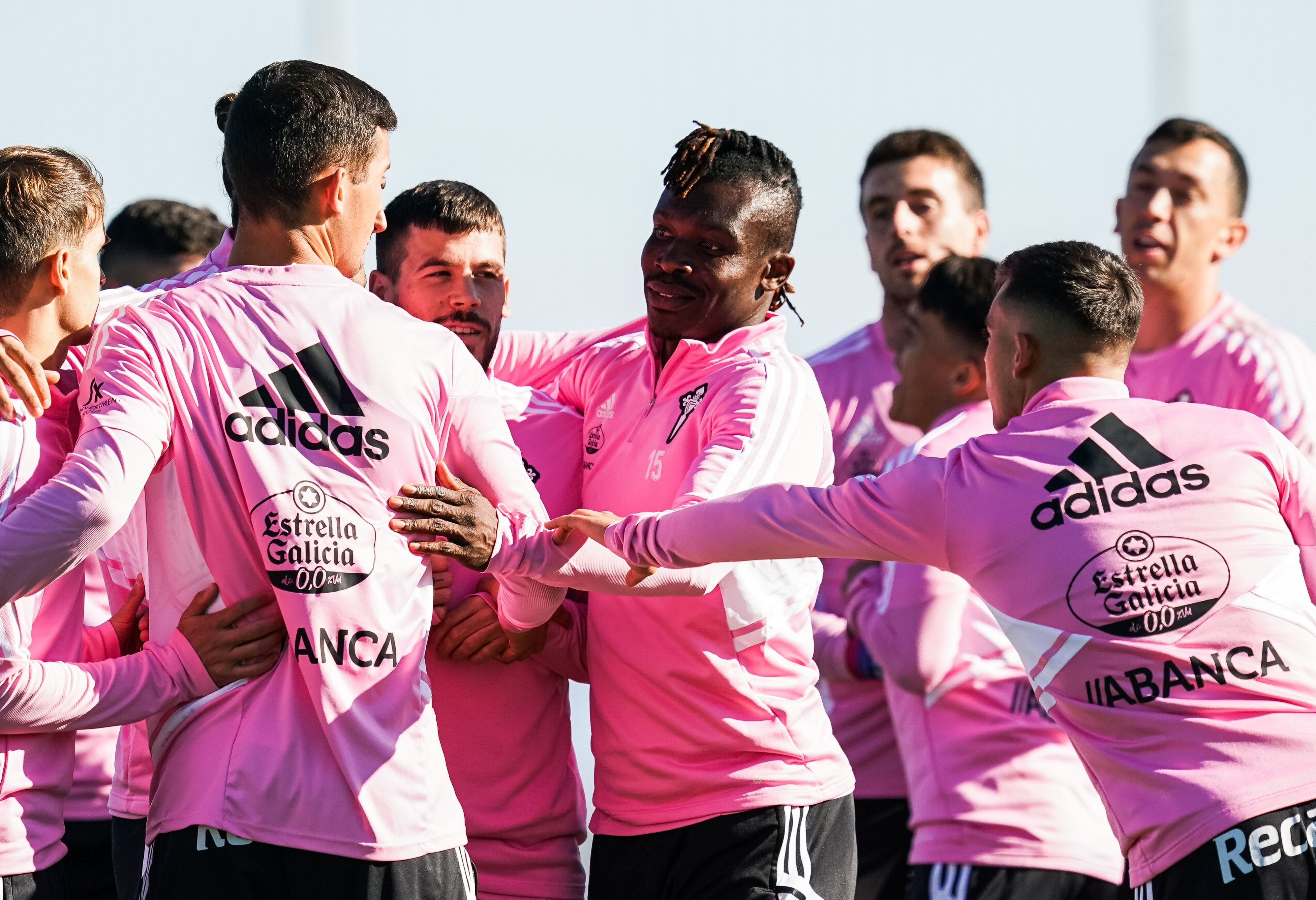 Entrenamiento del Celta.