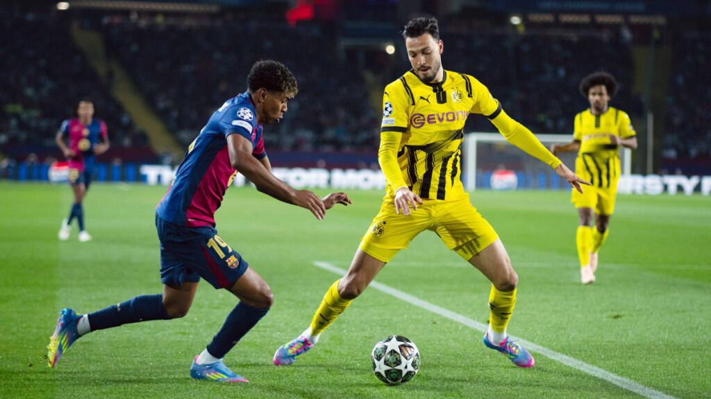 Lamine Yamal en el Barcelona - Dortmund (Cordon Press)