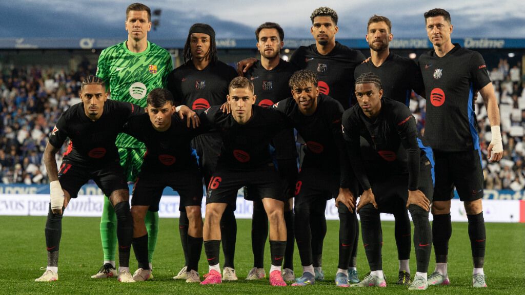  El once del Barcelona ante el Leganés en Butarque (foto: Cordon Press).