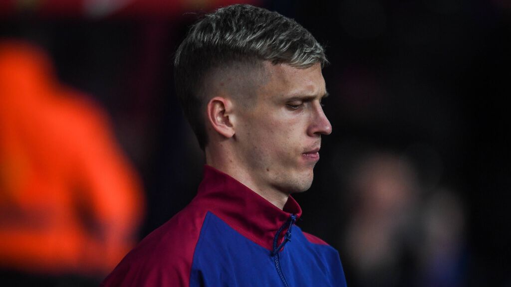  Dani Olmo se lesionó en un partido que enfrentó al Barcelona con Osasuna (foto: Cordon Press).