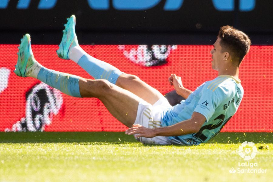 Gabri Veiga celebra su gol en el Celta-Betis (Foto: LaLiga).