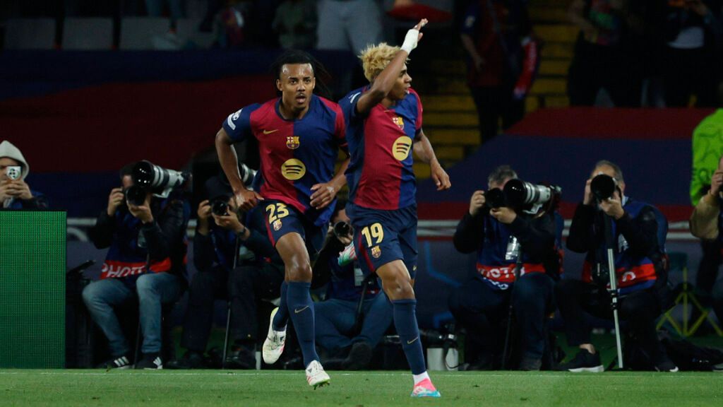 Lamine Yamal celebra su gol contra el Inter de Milán (Cordon Press)