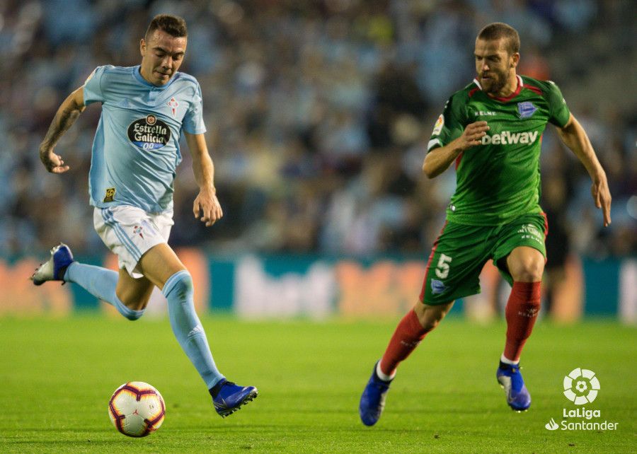  Iago Aspas, durante el Celta-Alavés de la pasada temporada.