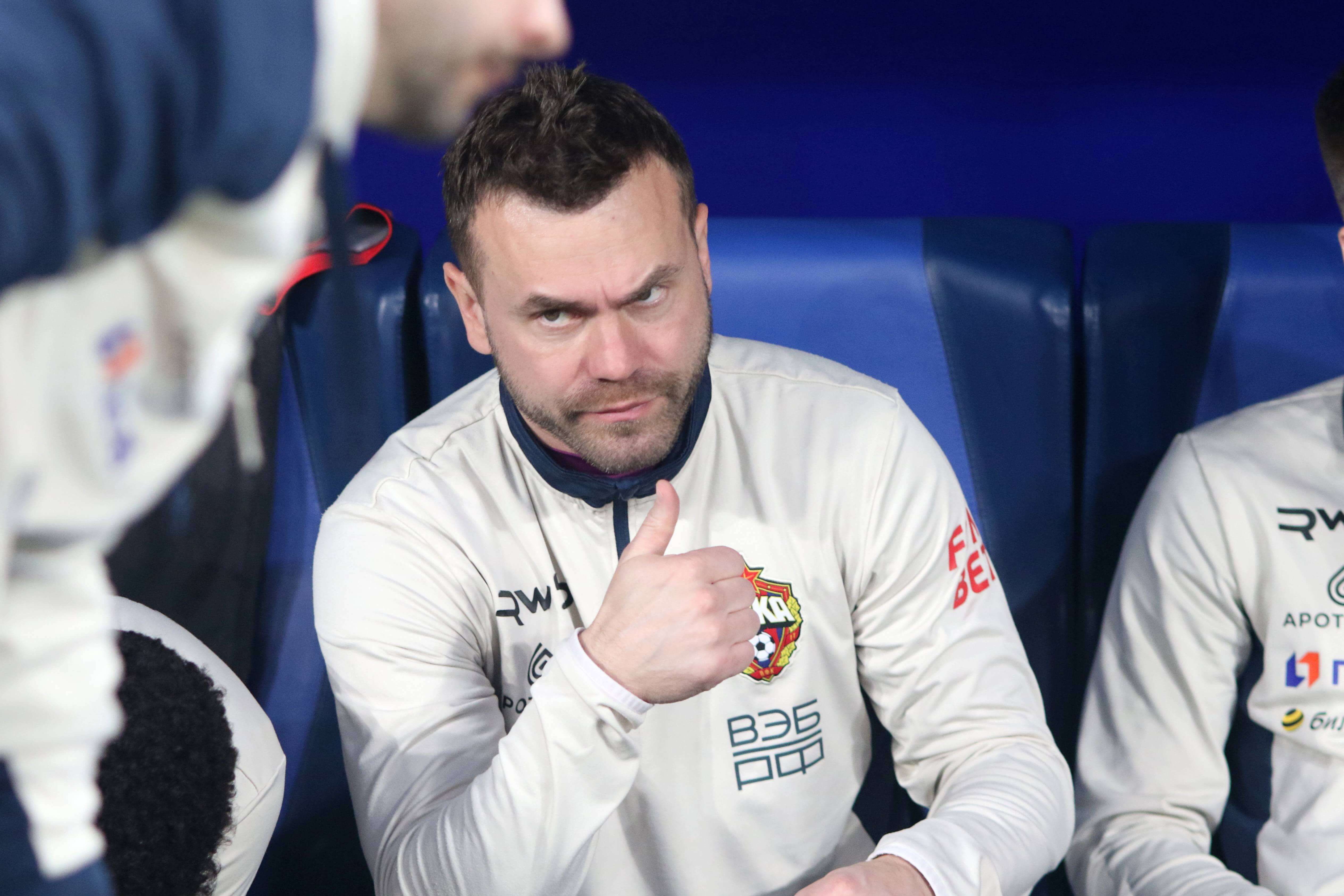 Igor Akinfeev, durante un partido del CSKA de Moscú.
