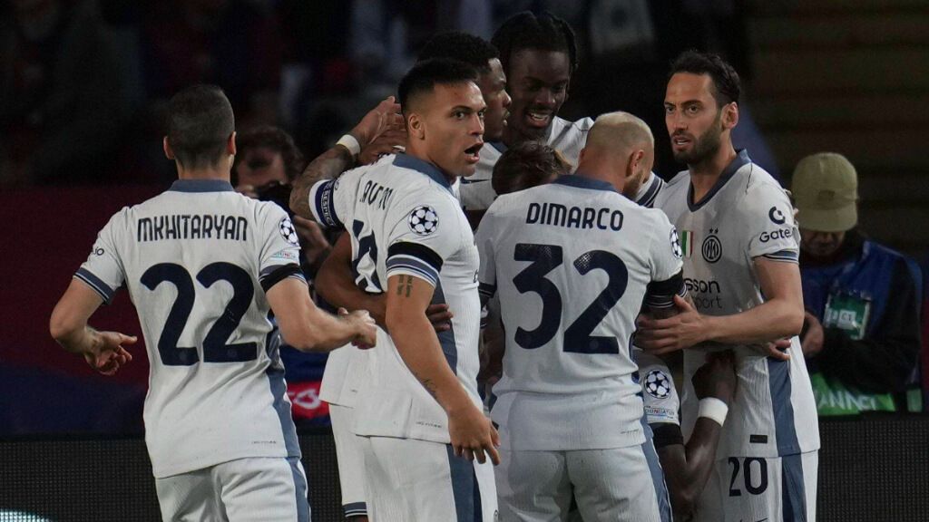 Los jugadores del Inter de Milán celebrando un gol contra el Barcelona (Fuente: Cordon Press)