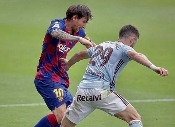  Jacobo González ante Messi.